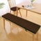 VFDC Bankauflage, Sitzkissen Bank mit Abnehmbarem Bezug, Rutschfestes Bankkissen Outdoor, Sitzpolster Outdoor aus Schaumstoff Polster, Sitzauflage Bank für Garten, Terrasse, Dunkelbraune, 120×35×5cm