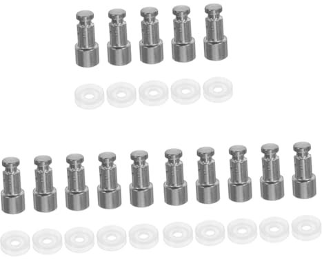 Alipis 15sets Tower Pressure Cooker Parts Pressure Float Valve Replacement Water Valve Easy to Use Clean