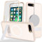Zouzt for iPhone 7 Plus/8 Plus 5.5 Inch Case with Screen Protector, 360 Full Body with Glass Screen Protector [for Magsafe] [Shockproof] Stand Heavy Duty Protection Phone Case - White