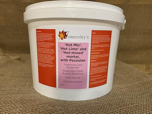 Womersleys Range Hot Mixed Lime Mortar 12Ltr (inc Pozzolan)