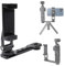 Leenconghui Aluminium Alloy Phone Holder Mount for DJI Pocket 3, Cell Phone Holder Tripod Adapter Phone Clip Expansion Accessories with 1/4 Thread Hole for DJI Osmo Pocket 3