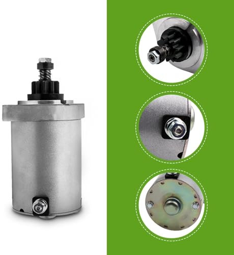 FURREN Motore/Avviamento Motorino di Avviamento per Kawasaki 21163-0724 per Trattorino Tosaerba A Raggio di Sterzata Zero 2012-2014 Motorino di Avviamento per Auto