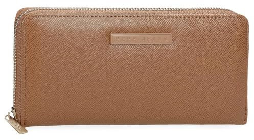 Pepe Jeans Elia - Portafogli con porta carte, taglia unica, marrone, Taglia unica, Portafoglio con porta carte di credito