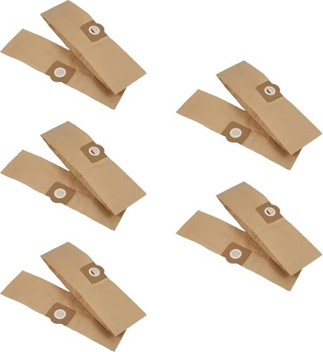 10 sacchetti per aspirapolvere Karcher WD3, WD 3 Premium, WD3200, WD3500P, A2204, A2534, KAR69591300, SE4001, 5 litri di carta di ricambio (10 pezzi)