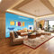 tapiz fotográfico 250 x 175 cm Papel Pintado Decoración de Pared Murales Pegatina 3d moderna de Diseno Fotográfico Elementos del lavadero Lavadora Dormitorio Murales Papel Tapiz Moderno Azul