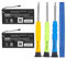 2 Packs 600mAh HAC-006 Battery for Nintendo Switch Controller, Lithium-ion New Upgrade High Capacity Battery Replacement Left Right Joy-Con/HAC-015/ HAC-016 Models with Repair Tools