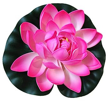 Alipis Künstliche Seerose 18cm Schwimmend 2 Stück Eva Weihnachten Event