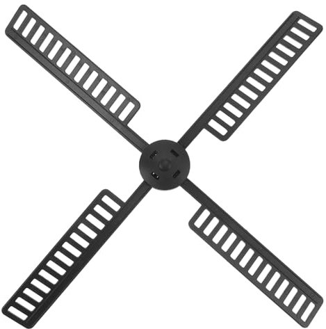 BESPORTBLE Windmills For Garden 1 Set Plastic Accessories Parts for Decor Rotating Wind Mill Leaf Fan Replacements Yard Leaves Ornaments