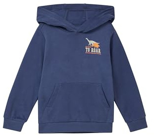s.Oliver Hoodie mit Front- und Backprint und kuscheliger Innenseite