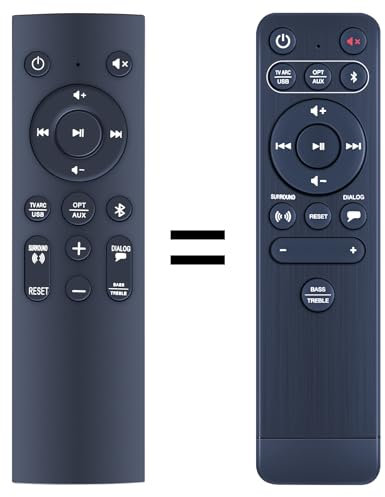 TCNOUMT New Replacement Remote Control intended for Creative Stage V2 2.1 Channel 160W Soundbar with Subwoofer 51MF8375AA001