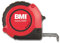 BMI 472541021 M twoCOMP M Mètre à ruban de poche, Blanc/noir/rouge, 5 m x 19 mm