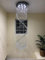 A1A9 Moderner Spiralkugel Kristallleuchter, Spectacular Droplet Deckenleuchte, Klare K9 Kristallkugel Pendelleuchte für Wohnzimmer Eingangsbereich Flur Foyer Romantisches Dekor, Größe: D50cm H180cm