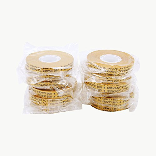 JVCC ATG-7502 ATG Tape: 1/2 in. x 36 yds. (Klarer Klebstoff auf Gold Liner) [12 pack]