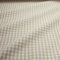 Stoff am Stück Stoff Baumwolle Bauernkaro beige weiß 1 cm Karo Vichy Karo beidseitig kariert