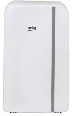 Beko - BA212H - Climatizzatore Portatile, 12000 Btu/h, Raffrescamento e Riscaldamento - Bianco, 46,7 x 39,7 x 76,5h cm