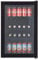 Cookology CBC70BK Under-Counter Drinks Fridge in Black - 70L Capacity - Beer, Wine/Drinks Fridge - Adjustable Temperature Control - Suitable for Cans & Bottles - Energy Efficient - Double Glazed Glass
