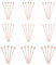 Craftdady 300Pcs Rose Gold Mixed Pins: Eye, Ball, Flat Head Pins for Beading Jewelry Making