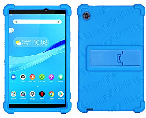 QYiD Custodie per Lenovo Tab M10 FHD Plus 10.3 Pollici(TB-X606F/TB-X606X), Ultra Leggera Shock Proof Protettiva Antiurto in Silicone Cover Custodie per Lenovo Tab M10 FHD Plus Android Tablet 2020, Blu