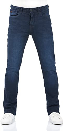 riverso Jeans Herren Stretch Bootcut RIVFalko Jeanshose Hose Denim Blau w36, Farbe:Dark Blue Denim (D233), Größe:36W / 32L