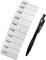 Junsasi 100pcs Name Tags with Pen Iron on Labels Washable Tapes Woven Clothing Labels for Clothes School Uniform Bags Towels Hats Gloves Scarves for Nursing Care Rest Home