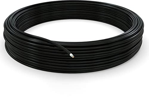 AUPROTEC 25m Solarkabel 6mm² PV Kabel Verlängerung Photovoltaik Verbindungskabel H1Z2Z2-K Solarleitung Schwarz