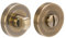 Hunta HANDLEZONE® Bathroom Toilet Door Thumbturn and Release Set - Antique Bronze