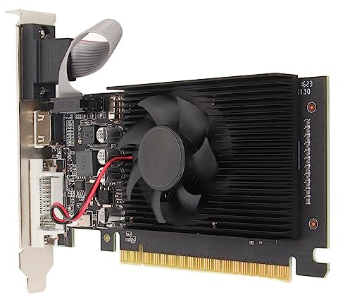 ciciglow Scheda Grafica GT610 da 2 GB Interfaccia Multimediale Ad Alta Definizione per Computer Desktop