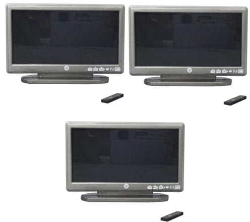 Vaguelly 3 Stück Mikro Szenen Requisiten Mini Rollenspiel Möbel Spielzeug Rollenspiel Spielzeug Miniatur Zubehör