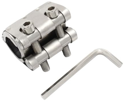 LifCratms Pipe Repair Clamp, Galvanized Pipe Repair Kit, Leak Repair Clamp for Plastic and Metal Pipes(20mm-23mm/1/2 inch)