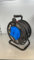 KW-OXP-14W Kabeltrommel, IP44, Outdoor, 4 Schutzkontaktsteckdosen, 50m, schwarz, hochwertige PVC-Isolierung - H07RN-F3G 1,5 mm2 - Überhitzungsschutz, Spulenbremse
