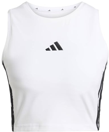 adidas Women's Essentials 3-Streifen GEPOLSTERTES Tanktop