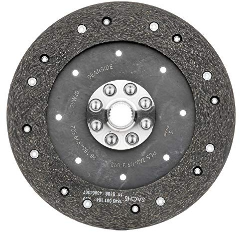 SACHS PERFORMANCE Kupplungsscheibe 881864999502 | Kompatibel mit: AUDI A1, A3, A3, A3 Cabriolet, A3 Limousine, A3 Sportback, A3 Sportback, Q3, TT, TT, TT Roadster, TT Roadster