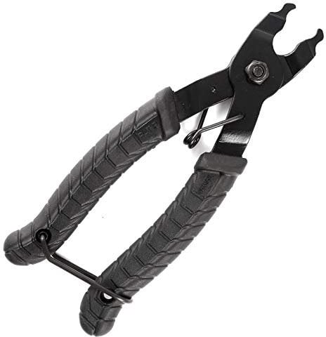 AKORD Bike Missing Link Pliers Bicycle Chain Quick Link Open Master Link Tool Black