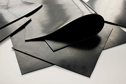 Feuille en caoutchouc nitrile résistant aux huiles - A4 Dimensions : Épaisseur 2 mm