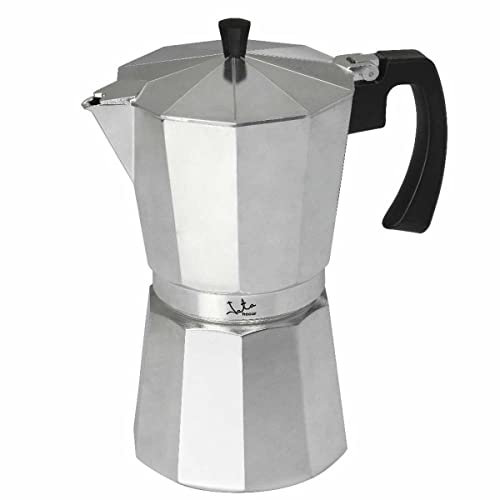 Jata Hogar cca9 Caffettiera Italiana, Alluminio, Argento, 9 tazas