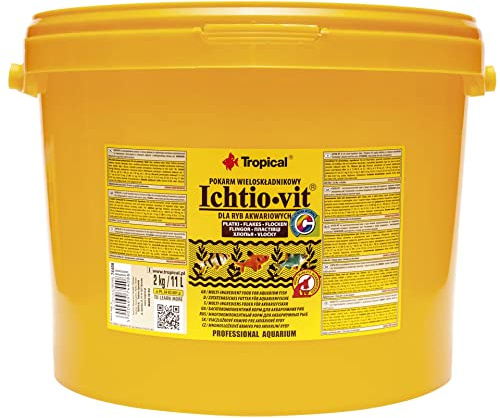 Tropical Ichtio VIT Hauptfutter (Flockenfutter) für alle Zierfische, 1er Pack (1 x 11 l)