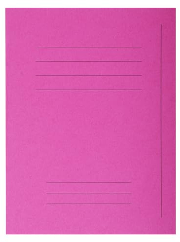 Exacompta Pack of 50 Printed Rigid folders Forever® Fuchsia