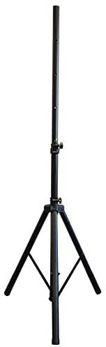 QTX Sound Black Aluminium 35mm Pole Tripod Speaker Stand
