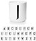 Design Letters Tasse Personalisiert A-Z | Weiße Tassen | Kaffeetassen Buchstaben | Kaffeebecher Porzellan | Personalisierte Tasse Weiß, Personalisierte Geschenke | Dekorativ Tasse mit Initialen 250 Ml
