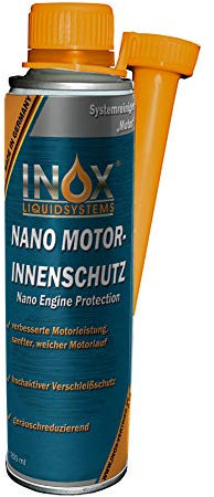 INOX® Nano Motorinnenschutz Additiv, 250ml - Motorinnenversiegelung verhindert Verschleiß für alle Benzin- und Dieselmotoren