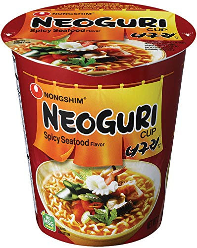 NONGSHIM Instant Cup Noodle Neoguri, 62 g - Pack of 12