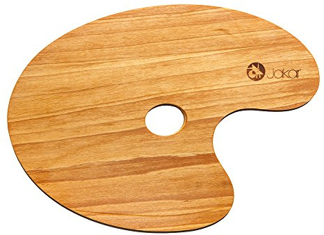Jakar Oval Wooden Varnished Palette - Color: None