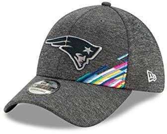 New Era New England Patriots 39thirty Stretch Cap NFL 2019 On Field Crucial Catch Graphite - L-XL