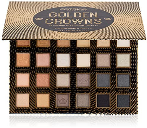 Catrice Royal Party Golden Crowns 30 Colour Eyeshadow Palette Champagne ; Taupe, mehrfarbig (26,4g)