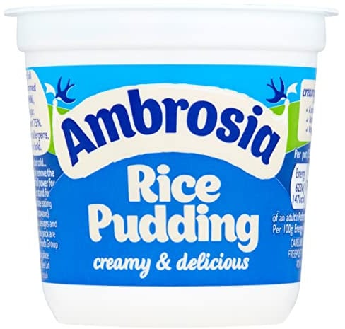 Ambrosia Devon Ready-to-Eat Original Rice Pudding 150 g Pot (Pack of 1)