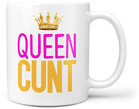TeHe Gifts Queen Cunt Gift Mug