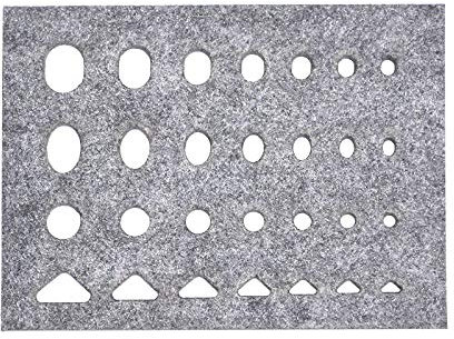 Lankater 1pc Filzen Mold, Tiere Augen Nasen-Ohr-Mouth Nadelfilz Applikationen Mold 3D Nadelfilzen Schablonen-Schablone Für Anfänger Handstickerei Craft