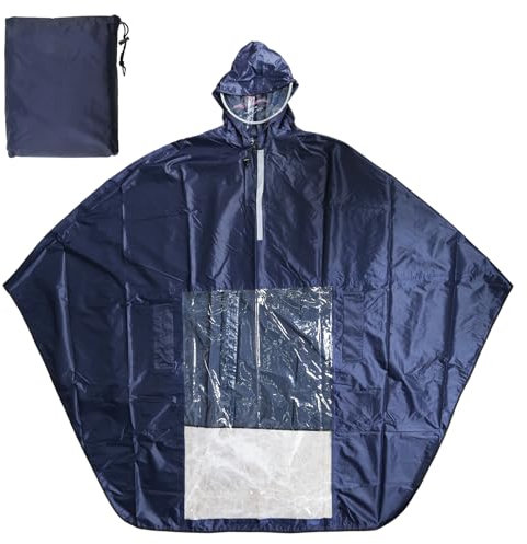 DaMohony Regenschutzumhang Rollstuhlponcho wasserabweisend Abdeckung Outdoor Aktivitäten für alte Roller Elektro Vierrad