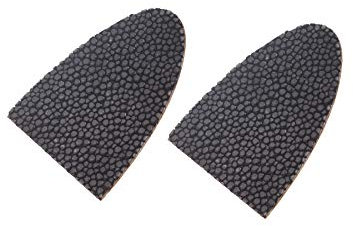 FELEX I 2 Stück Pfeilauflage aus robustem Rochenleder schwarz/selbstklebend