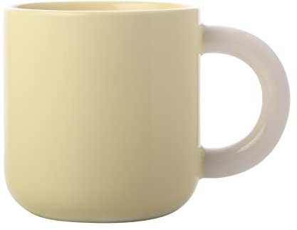 Maxwell & Williams Tasse Sherbet, Tasse, Tasse à café, Porcelaine, Jaune, 370 ml